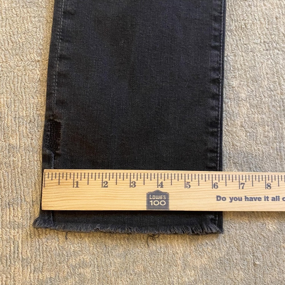 AG Adriano Goldschmied The Mari Jeans Womens 29 Charcoal High Rise Slim Straight - Picture 8 of 15